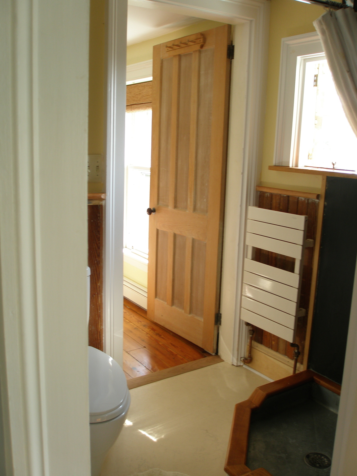 shower view of Chamomile Room bathroom